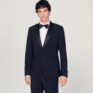 Trajes & Smokings<Sandro Paris Chaqueta De Esmoquin Con Saten