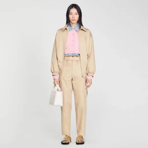 Jerseys & Cárdigans<Sandro Paris Chaqueta De Punto Trenzado