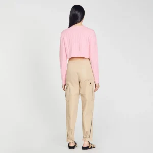 Jerseys & Cárdigans<Sandro Paris Chaqueta De Punto Trenzado
