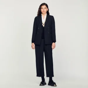 Trajes<Sandro Paris Chaqueta De Sastre Con Doble Botonadura