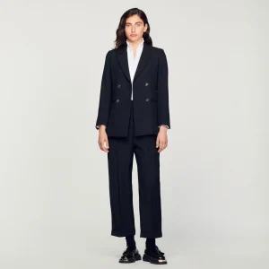 Trajes<Sandro Paris Chaqueta De Sastre Con Doble Botonadura