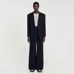 Trajes<Sandro Paris Chaqueta De Sastre De Sarga