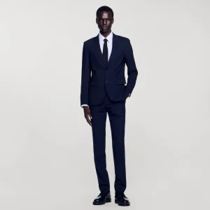 Trajes & Smokings<Sandro Paris Chaqueta De Traje Clasica De Lana