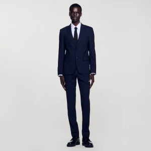 Trajes & Smokings<Sandro Paris Chaqueta De Traje Clasica De Lana