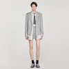 Trajes<Sandro Paris Chaqueta De Traje Con Acabados Satinados