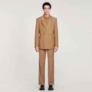 Trajes & Smokings<Sandro Paris Chaqueta De Traje Cruzada