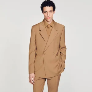 Trajes & Smokings<Sandro Paris Chaqueta De Traje Cruzada