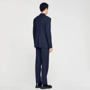 Trajes & Smokings<Sandro Paris Chaqueta De Traje Cruzada