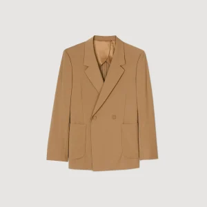 Trajes & Smokings<Sandro Paris Chaqueta De Traje Cruzada