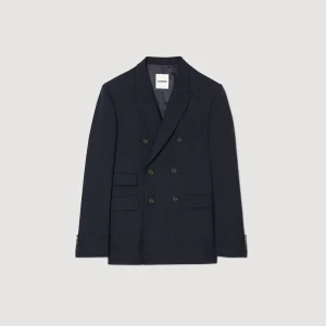 Trajes & Smokings<Sandro Paris Chaqueta De Traje Cruzada