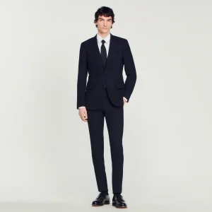 Trajes & Smokings<Sandro Paris Chaqueta De Traje De Lana