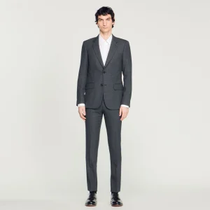 Trajes & Smokings<Sandro Paris Chaqueta De Traje De Lana