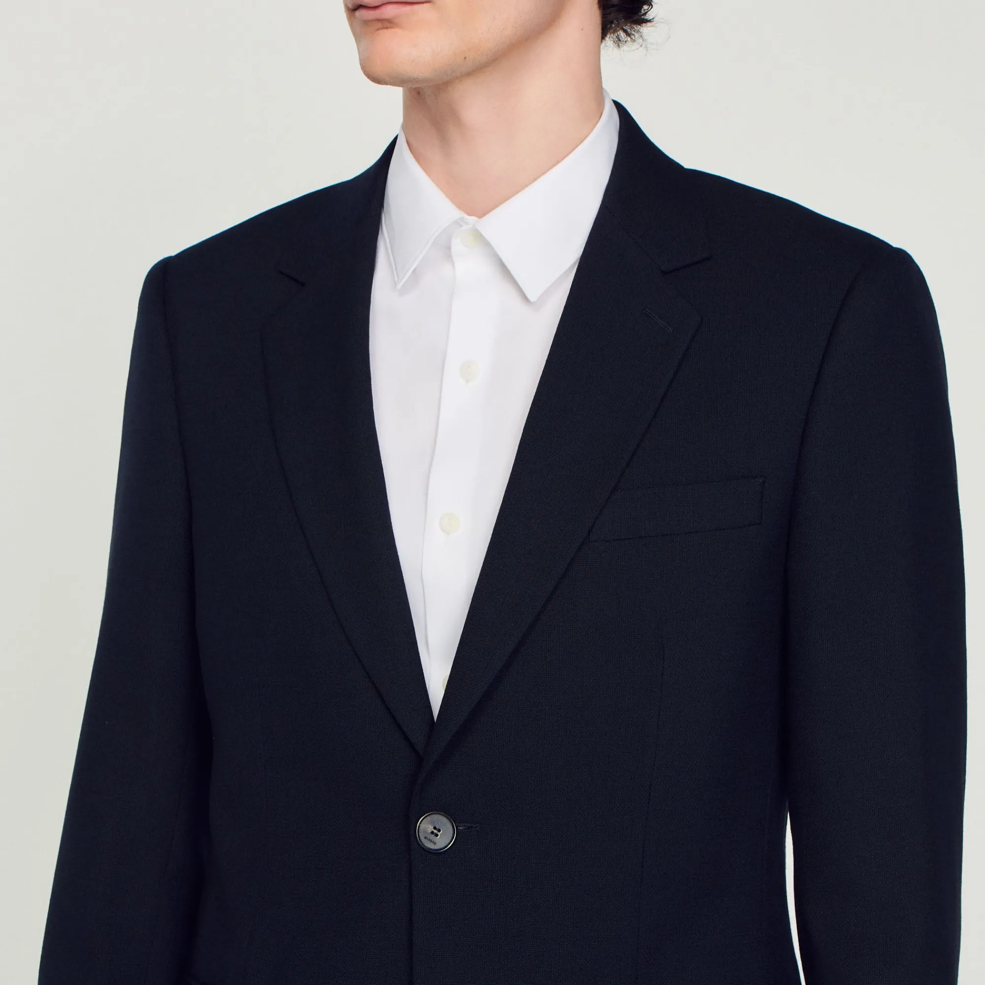 chaqueta_de_traje_de_lana_2-2.webp Trajes & Smokings<Sandro Paris Chaqueta De Traje De Lana