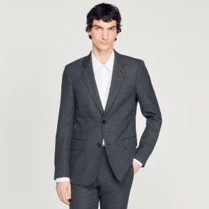 Trajes & Smokings<Sandro Paris Chaqueta De Traje De Lana