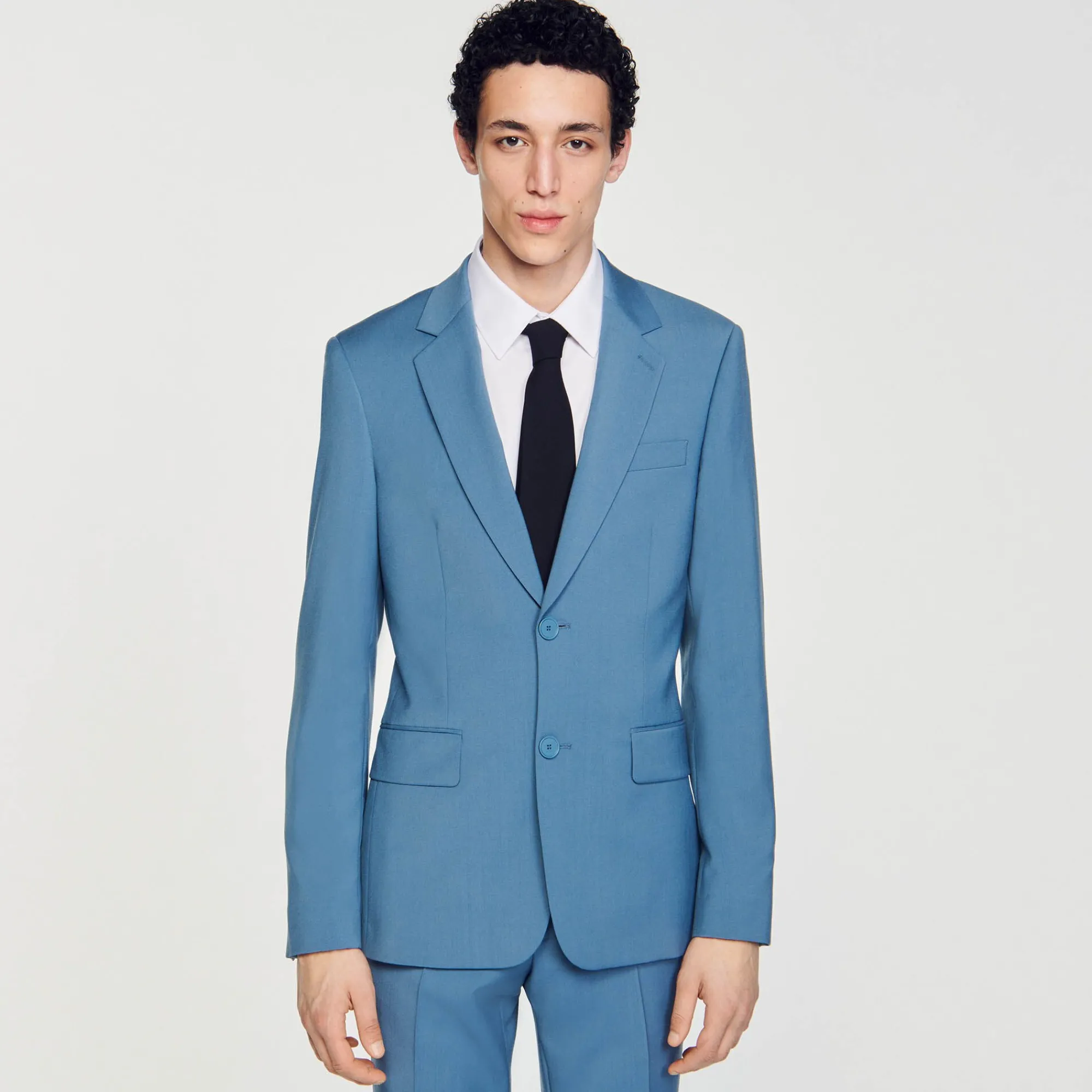 chaqueta_de_traje_de_lana_3.webp Trajes & Smokings<Sandro Paris Chaqueta De Traje De Lana