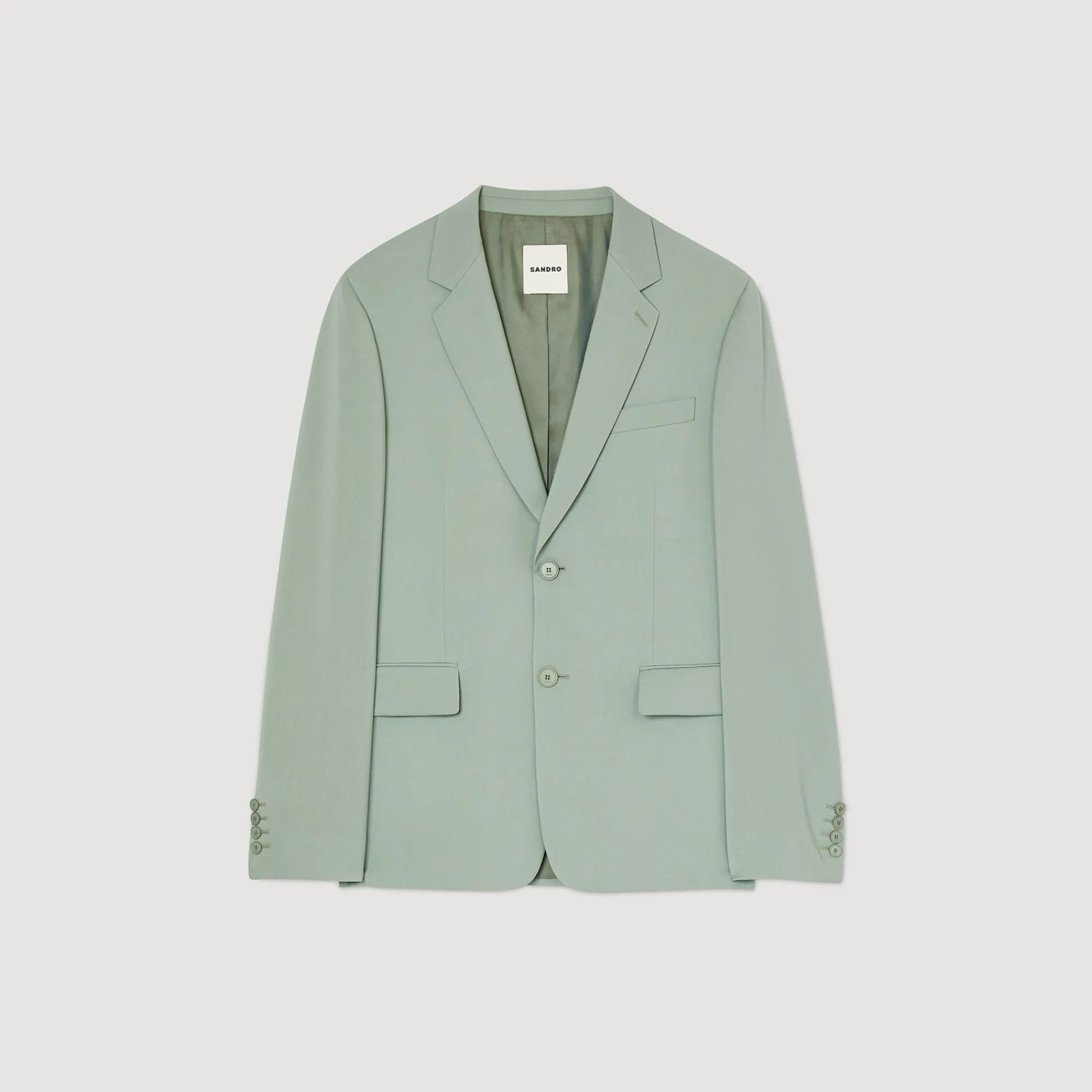 chaqueta_de_traje_de_lana_5-1.webp Trajes & Smokings<Sandro Paris Chaqueta De Traje De Lana