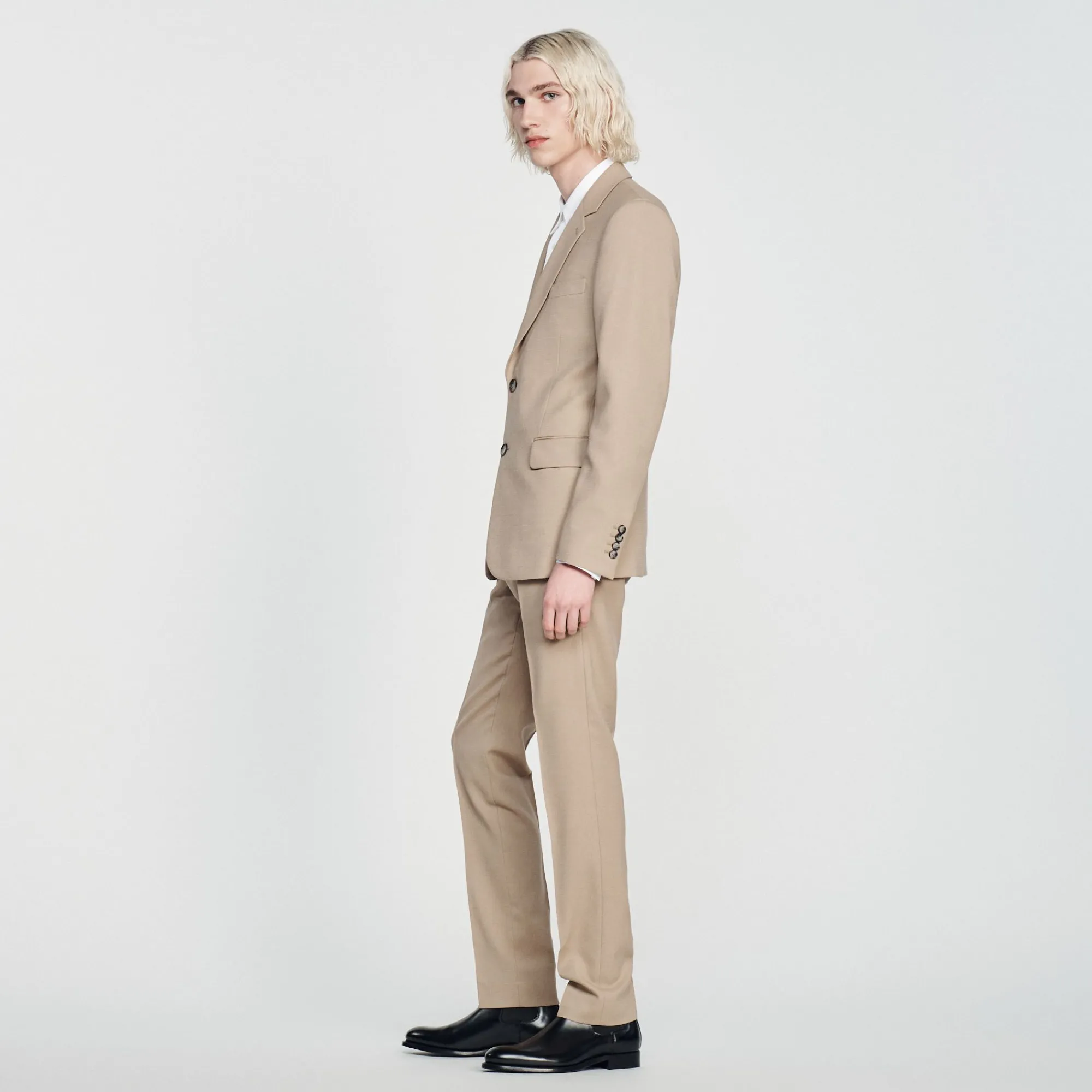 chaqueta_de_traje_de_lana_5-3.webp Trajes & Smokings<Sandro Paris Chaqueta De Traje De Lana