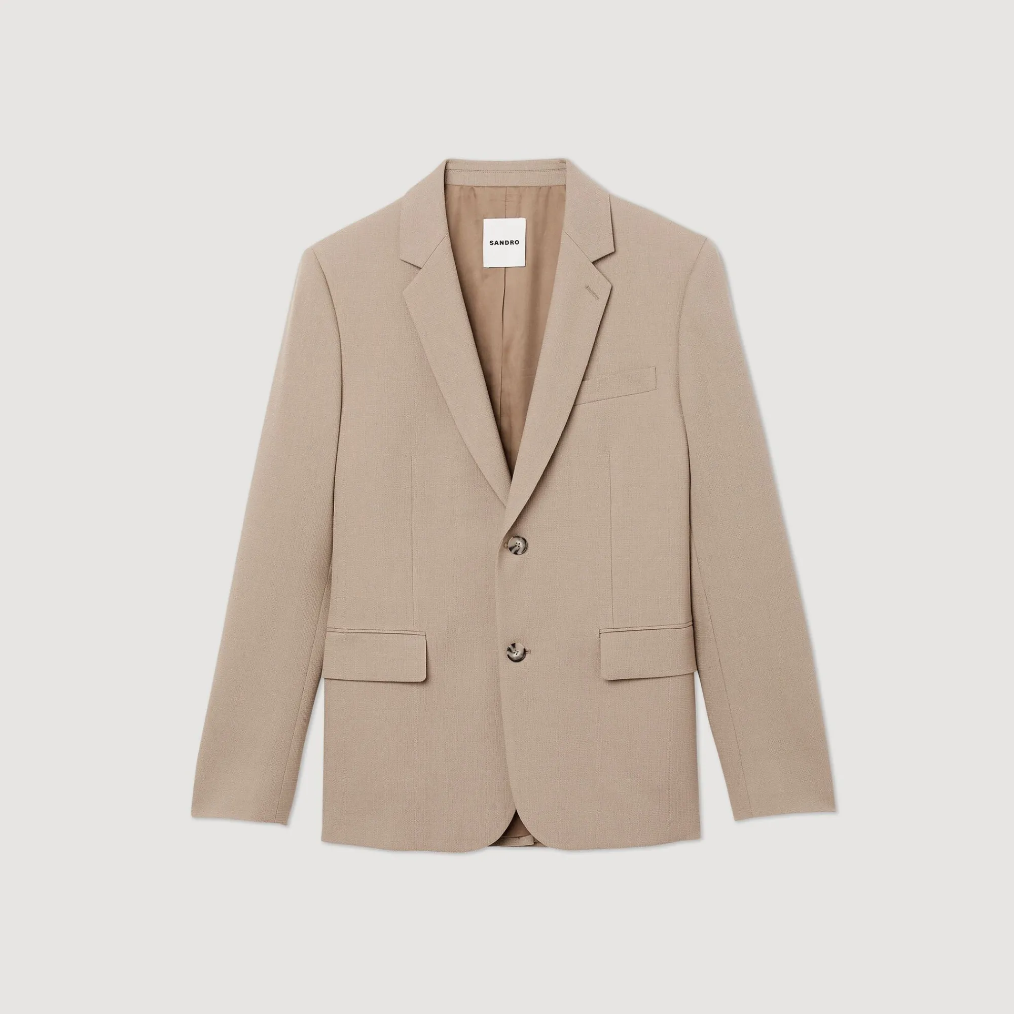 chaqueta_de_traje_de_lana_6-1.webp Trajes & Smokings<Sandro Paris Chaqueta De Traje De Lana