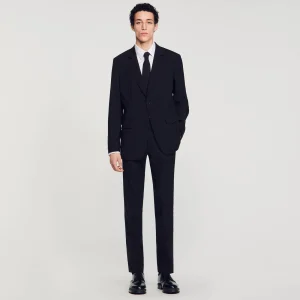 Trajes & Smokings<Sandro Paris Chaqueta De Traje De Lana Virgen