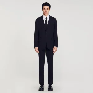 Trajes & Smokings<Sandro Paris Chaqueta De Traje De Lana Virgen
