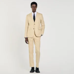 Trajes & Smokings<Sandro Paris Chaqueta De Traje De Lino