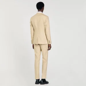 Trajes & Smokings<Sandro Paris Chaqueta De Traje De Lino