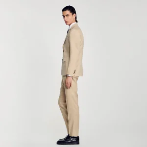 Trajes & Smokings<Sandro Paris Chaqueta De Traje De Lino