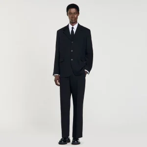 Trajes & Smokings<Sandro Paris Chaqueta De Traje Sobredimensionada