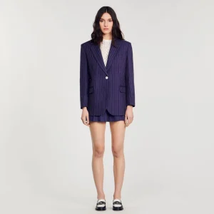 Conjuntos<Sandro Paris Chaqueta Sastre De Rayas