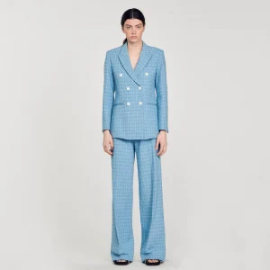 Trajes<Sandro Paris Chaqueta Sastre De Tweed