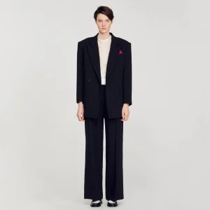 Trajes<Sandro Paris Chaqueta Sastre Oversize