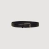 Cinturones<Sandro Paris Cinturon De Piel Saffiano