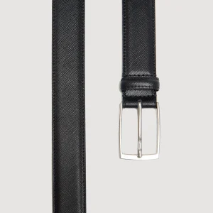Cinturones<Sandro Paris Cinturon De Piel Saffiano