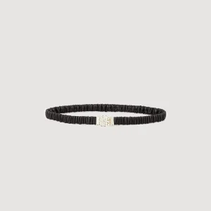 Cinturones<Sandro Paris Cinturon Elastico De Piel