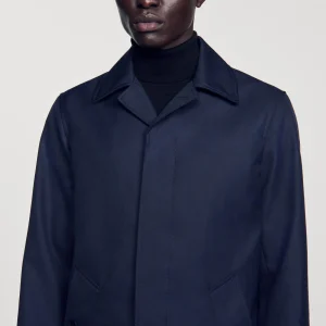 Abrigos & Cazadoras<Sandro Paris Impermeable De Tejido Tecnico