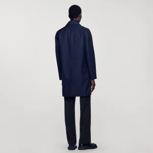 Abrigos & Cazadoras<Sandro Paris Impermeable De Tejido Tecnico