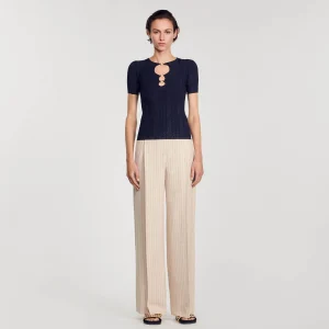 Conjuntos<Sandro Paris Jersey De Punto Brillante