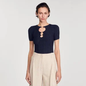 Conjuntos<Sandro Paris Jersey De Punto Brillante