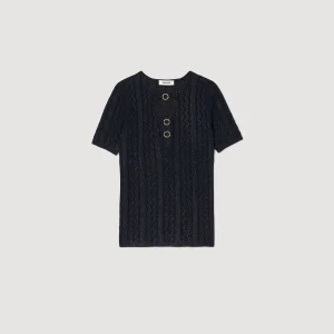 Conjuntos<Sandro Paris Jersey De Punto Brillante