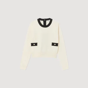 Jerseys & Cárdigans<Sandro Paris Jersey De Punto Fino