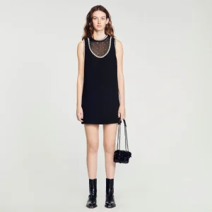 Bolsos De Hombro<Sandro Paris Minibolso Yza Con Lentejuelas