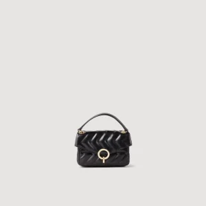Bolsos De Hombro<Sandro Paris Minibolso Yza De Cuero Liso