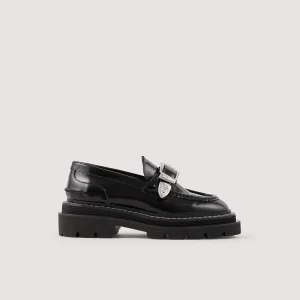 Mocasines & Mules<Sandro Paris Mocasines De Cuero