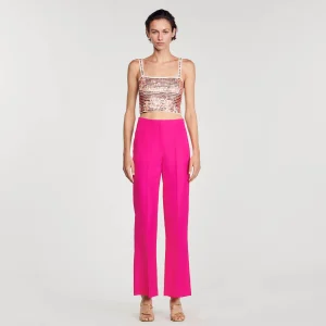 Trajes<Sandro Paris Pantalon Acampanado