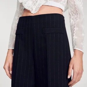 Trajes<Sandro Paris Pantalon Ancho