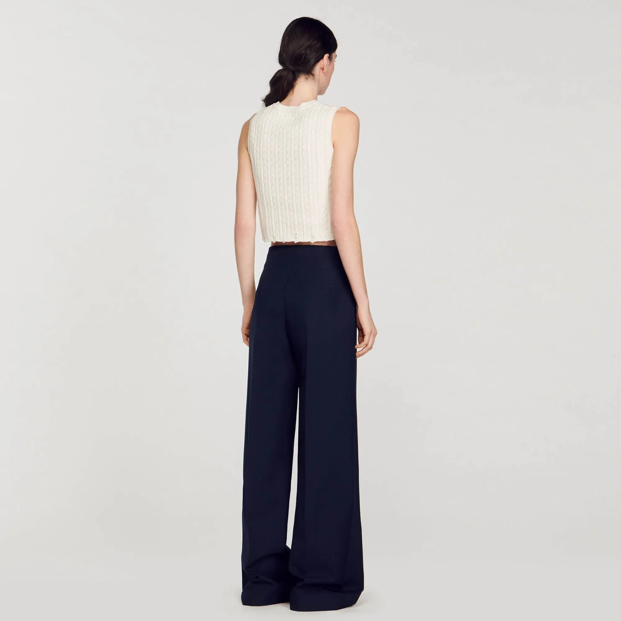 pantalon_ancho_4-2.webp Trajes<Sandro Paris Pantalon Ancho