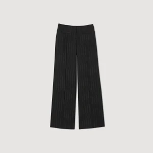 Trajes<Sandro Paris Pantalon Ancho