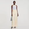 Trajes<Sandro Paris Pantalon Ancho Con Pinzas