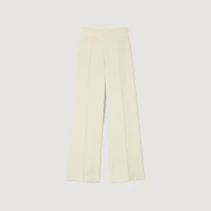 Trajes<Sandro Paris Pantalon Ancho Con Pinzas