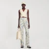 Conjuntos<Sandro Paris Pantalon Con Estampado De Flores